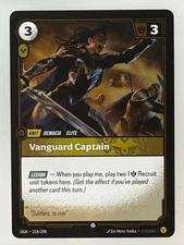 Riftbound League of Legends - Vanguard Captain Foil 218