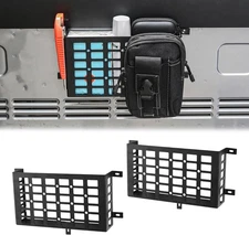 2pcs Universal Metal Car Storage Box Small Cargo Pocket Molle Panel Frame System