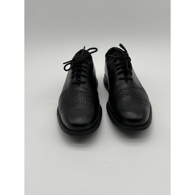 COLE HAAN ZERØGRAND Laser Wingtip Men's Black Oxford Shoes (US 9.5