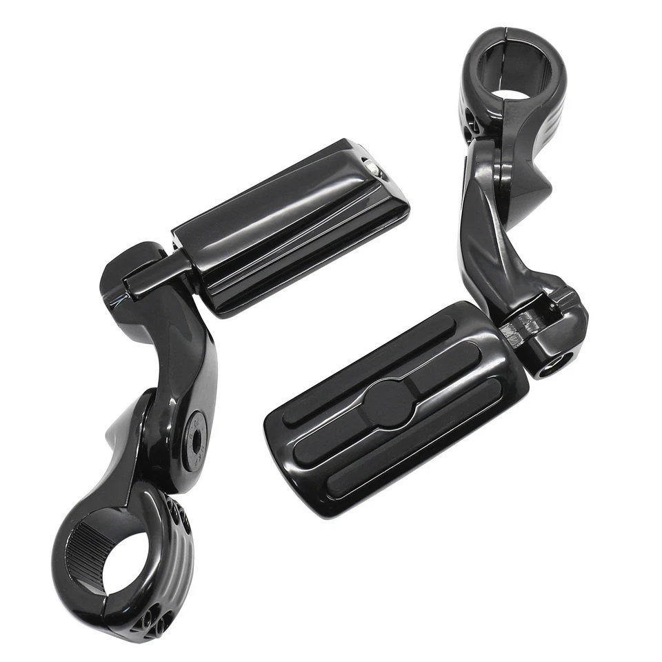 1.25" Highway Foot Pegs w/ Mount Foot-support For Harley Touring Road King Glide - Image 2 of 4