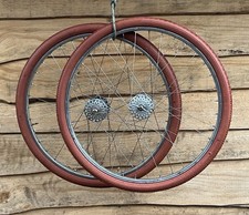 Rare Wheels Prior Large Flange Hubs 650B 1940’s 50’s French Bicycle Vintage