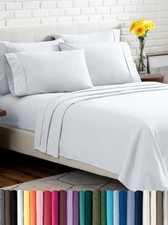 Hotel Luxury Full Sheet Set, Extra Soft - 6 Piece Set - Deep Pockets