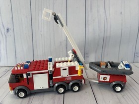 Lego City: Fire Truck (7239) Complete Retired Set W/ Instructions No Box