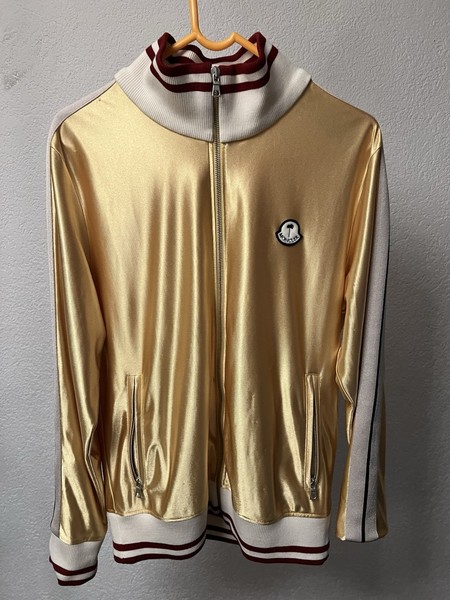 Gold Moncler 8 x Palm Angels Track Zip Up Jacket Rare Limited Edition