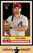 Tim Tawa 2025 Topps Heritage #651 RC Arizona Diamondbacks
