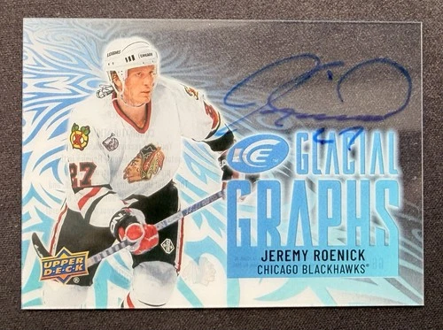 24-25 UPPER DECK ICE GLACIAL GRAPHS JEREMY ROENICK AUTO SP #GG-25 MINT