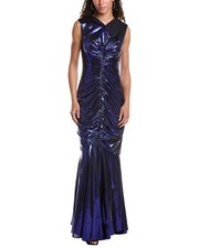 Rene Ruiz One-Shoulder Gown Women's