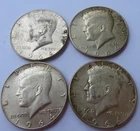 $2.00 Face Value 1964 P 90% Silver Kennedy Half Dollars