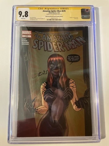 Amazing Spider-Man 678 Mexican Foil Edition Signed Joe Quinones CGC 9.8 SS WP