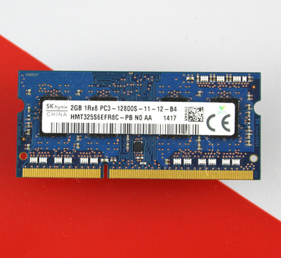 Hynix 2GB DDR3 RAM 204-pin SO-DIMM PC3-12800S CL11 (HMT325S6EFR8C-PB N0 AA)
