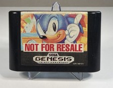SEGA Sonic the Hedgehog Not for Resale Sega Genesis Tested & Working!