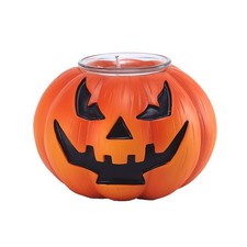 Resin Halloween Pumpkin Candlestick Prop Statue Candle Holder Ornament Display D