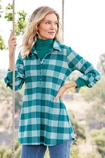 NWT Soft Surrounding Mad About Plaid Tunic All Color All Size. !