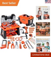 STEM Educational Kids Tool Kit - Toolbox  Drill for Imaginative Play Age 3-8