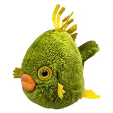 Steiff Fisch Cosy Flossi 5385 /16 Kugelfisch Pl&uuml;sch Stofftier Webpelz Gr&uuml;n Knopf