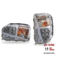 Pair Front Fog Light Turn Signal Lamp Compatible with Prius 2012 2013 2014