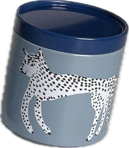 Ikea Plugghast Multicolor Tin Storage Container 23112 with Lid Set of 4 - Image 3 of 4