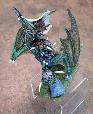 Well Painted Azhag the Slaughterer Warhammer Old World Finecast Orc Wyvern