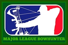 4.25" Major League Bowhunter vinyl sticker. Archery decal for car, truck, laptop