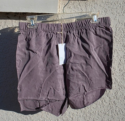 Haven Well Within Gray Natural Luxe Lounge Sleep Pull-On Shorts Gray Medium NWT