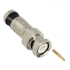 RG59 BNC Connector COAX COAXIAL COMPRESSION Pack Cable Lot OF 10 20 30 50 100