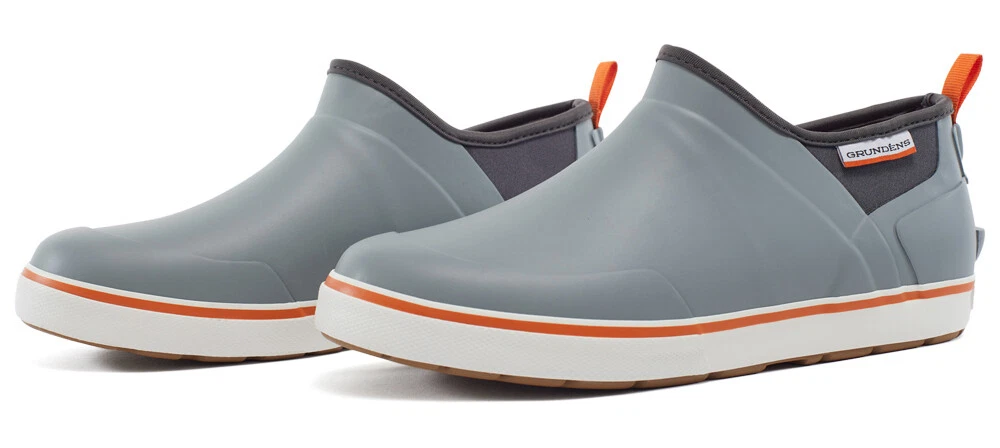 Grundens Deck Boss Gray Slip On Mens Monument Grey All Sizes eBay