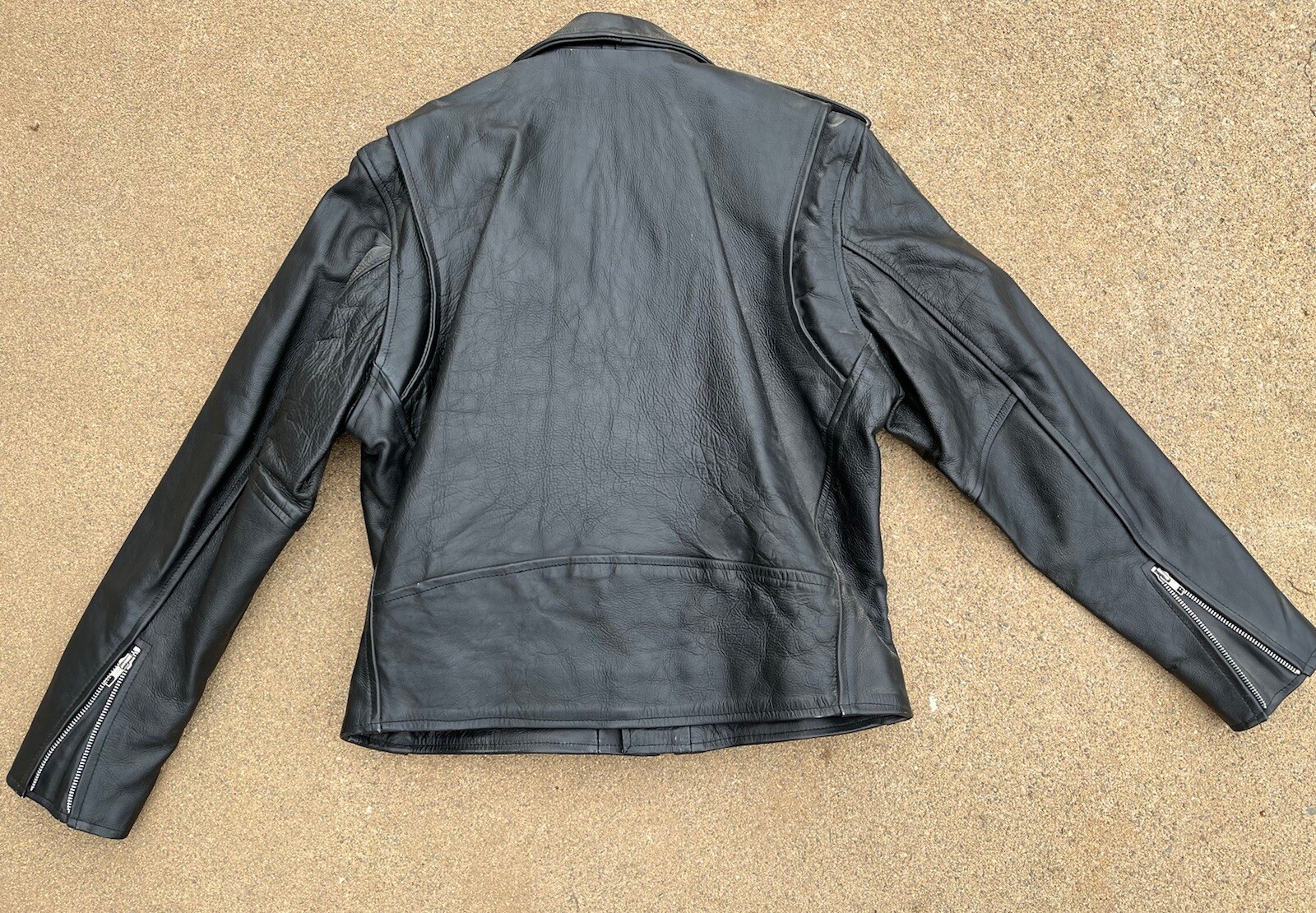 GENUINE LEATHER BY MANZOOR Cowhide Leather Classic Motorcycle Men's