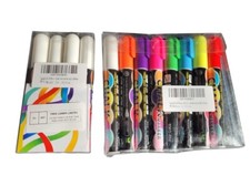 12 Chalk Marker Pens for creative art & play indoor or outside toddlers & kids