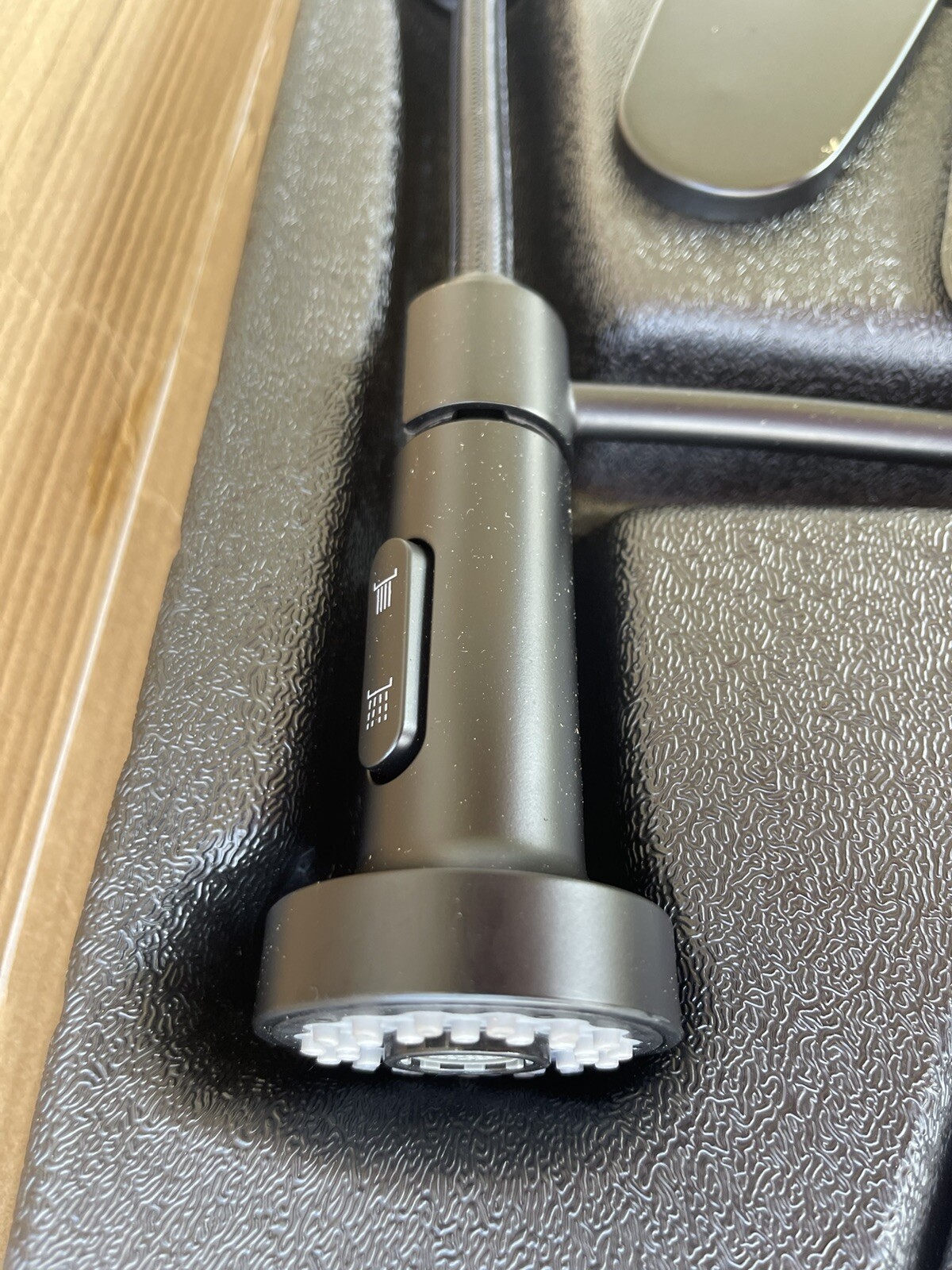 Miseno MK281A Professional Series Pre-Rinse Kitchen Faucet, Black