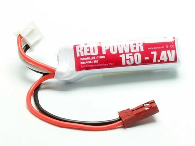 RED POWER LiPo Akku RED POWER XT 150 - 7.4V / 17031