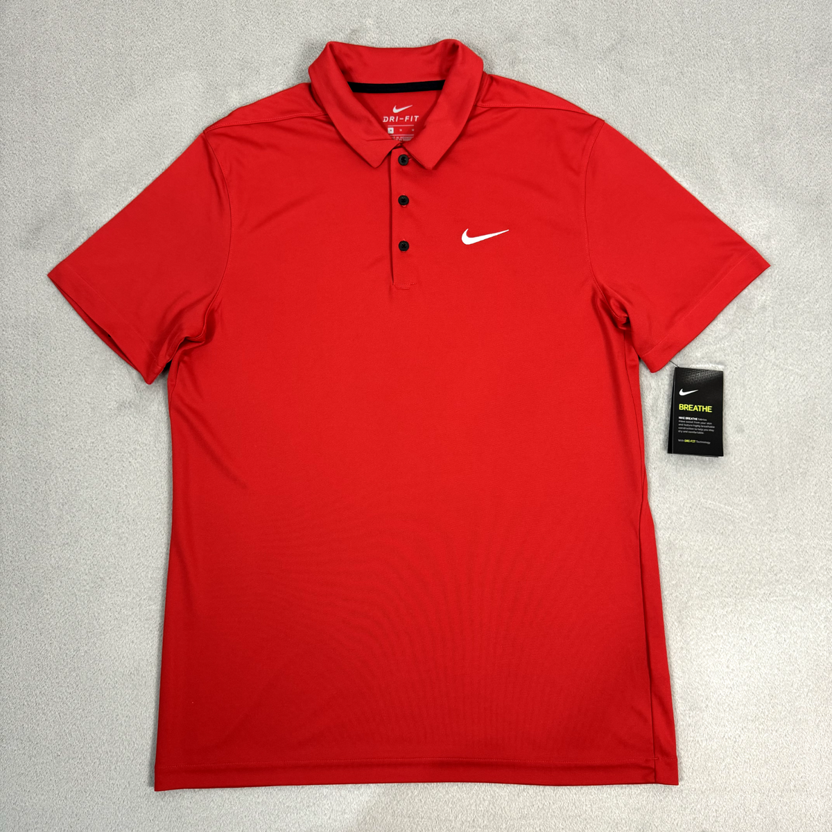 Nike Dri-FIT Victory Mens Golf Polo Shirt 905942-657 Red Size Medium NEW