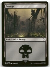 X4 Swamp #304 MTG Assassin's Creed NM X4