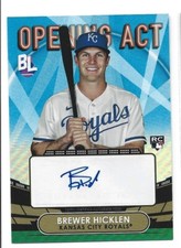 Brewer Hicklen Rookie Auto 2023 Topps Big League Opening Act #OAA-HIC 