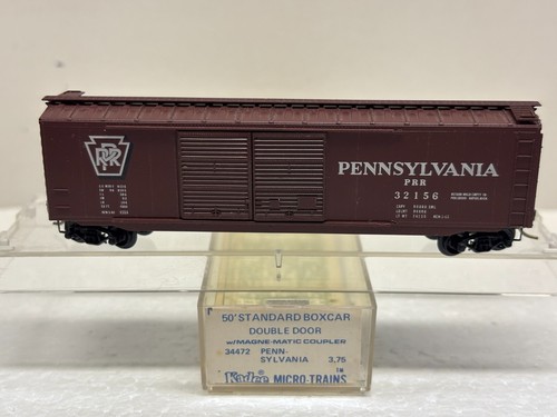 Micro trenes Kadee escala N MTL 34472 Pennsylvania 32156 vagón de carga con camiones con clip | Zustand: New