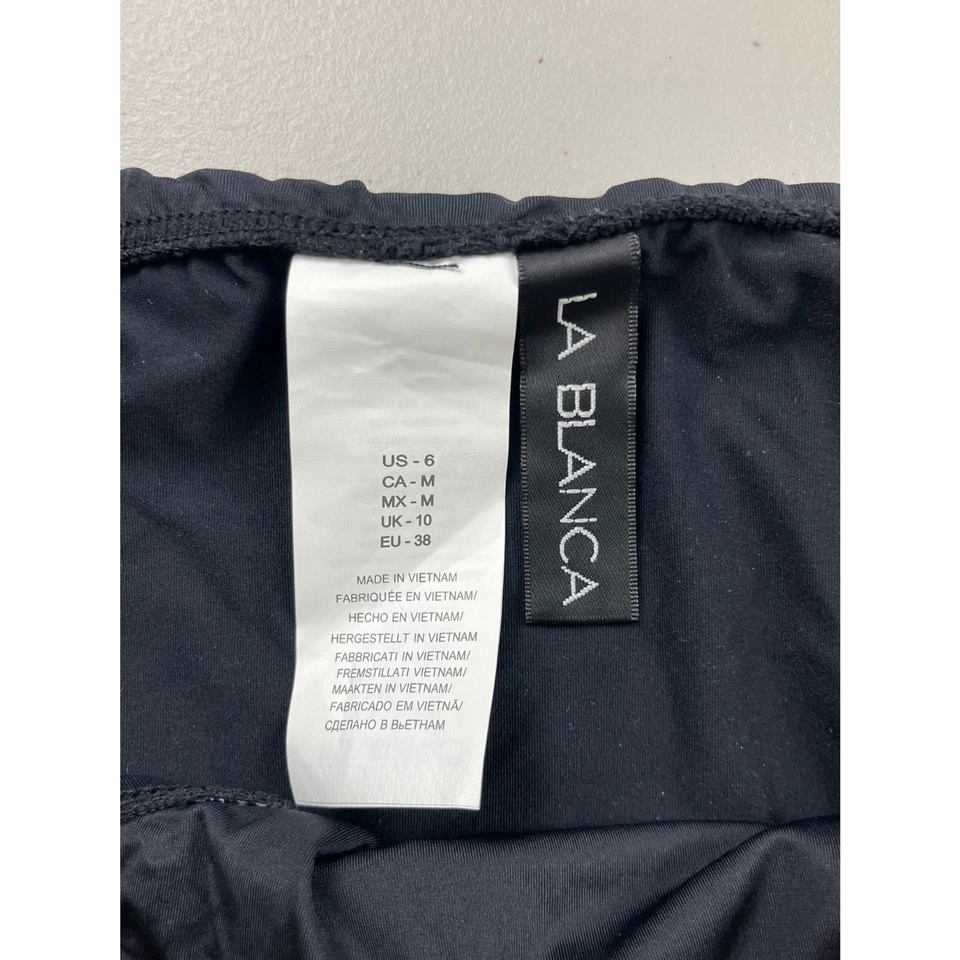 La Blanca Black Swim Skirt – Size US 6 (Medium) - Image 4 of 4