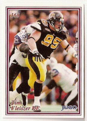 Tim Fleiszer 1999 Jogo CFL card #168 Hamilton Tiger-Cats  Harvard Crimson