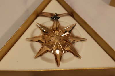 Swarovski SCS Crystal Society Annual Golden Snowflake 2009