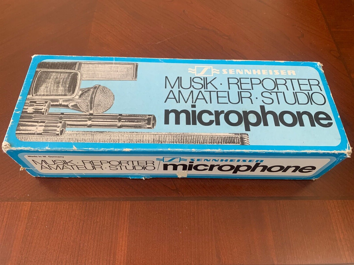 Vintage Rare Sennheiser MD 412 Tested Works | eBay