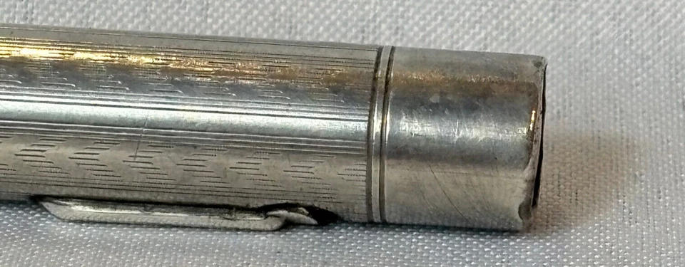 Pluma Estilográfica Wahl De Colección FOB Plata de Ley S & B 14K Nuevo en Caja Foto 4 de 4