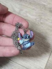 COLLIER PENDENTIF STITCH FIGURINE ANIME DISNEY