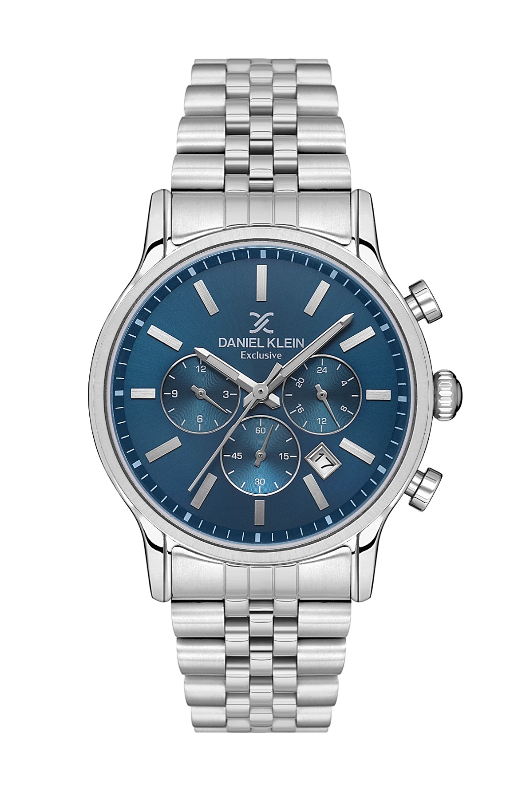 Daniel Klein Exclusive Men Blue Stainless Steel Watch