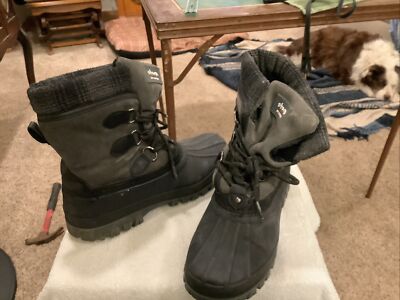 Storm By Cougar Creek Boots Women's Size Black Gray Used