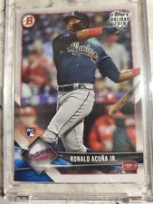2018 Topps Holiday Bowman Ronald Acuna Jr. #TH-RAJ Rookie Card (RC)