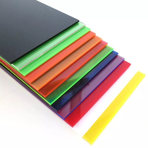 1Pcs Colored Acrylic Glass Slice Thickness 2.3mm Cut Panel Window Multiple Sizes - Picture 2 of 9