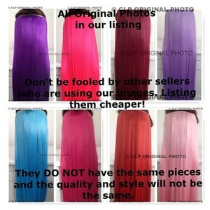 Uk Seller 24 Straight Clip In Hair Extension One Piece Half Head Like Real Hair Ebay