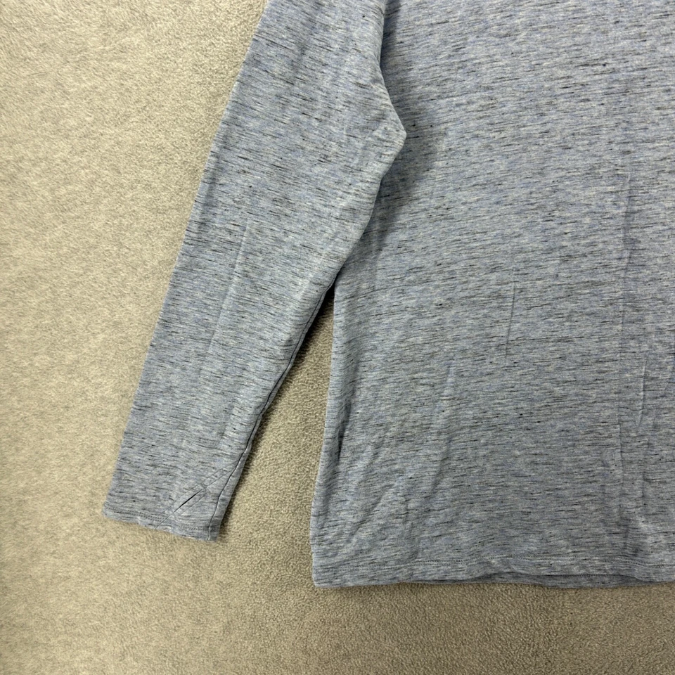 Camisa Cuddl Duds para mujer talla XL azul manga larga uso cómodo polar pulóver Foto 2 de 4