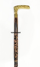 Handmade Walking Stick Hand carved Cane Victorian Handle For Men Women Gift Item
