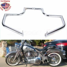 Engine Guard Crash Bar Highway For Harley Heritage FLST Softail Fat Boy Chrome