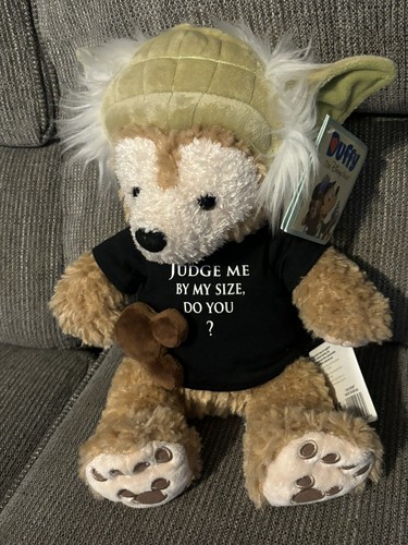 Disney Parks 2014 Duffy Bear Yoda 12 Zoll Plüsch Star Wars Weekends Stofftier NEU - Bild 5 von 6
