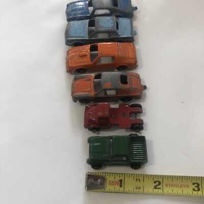 Vintage Tootsie Toy Cars And Truck Mini Car Pontiac, Ford Mustang